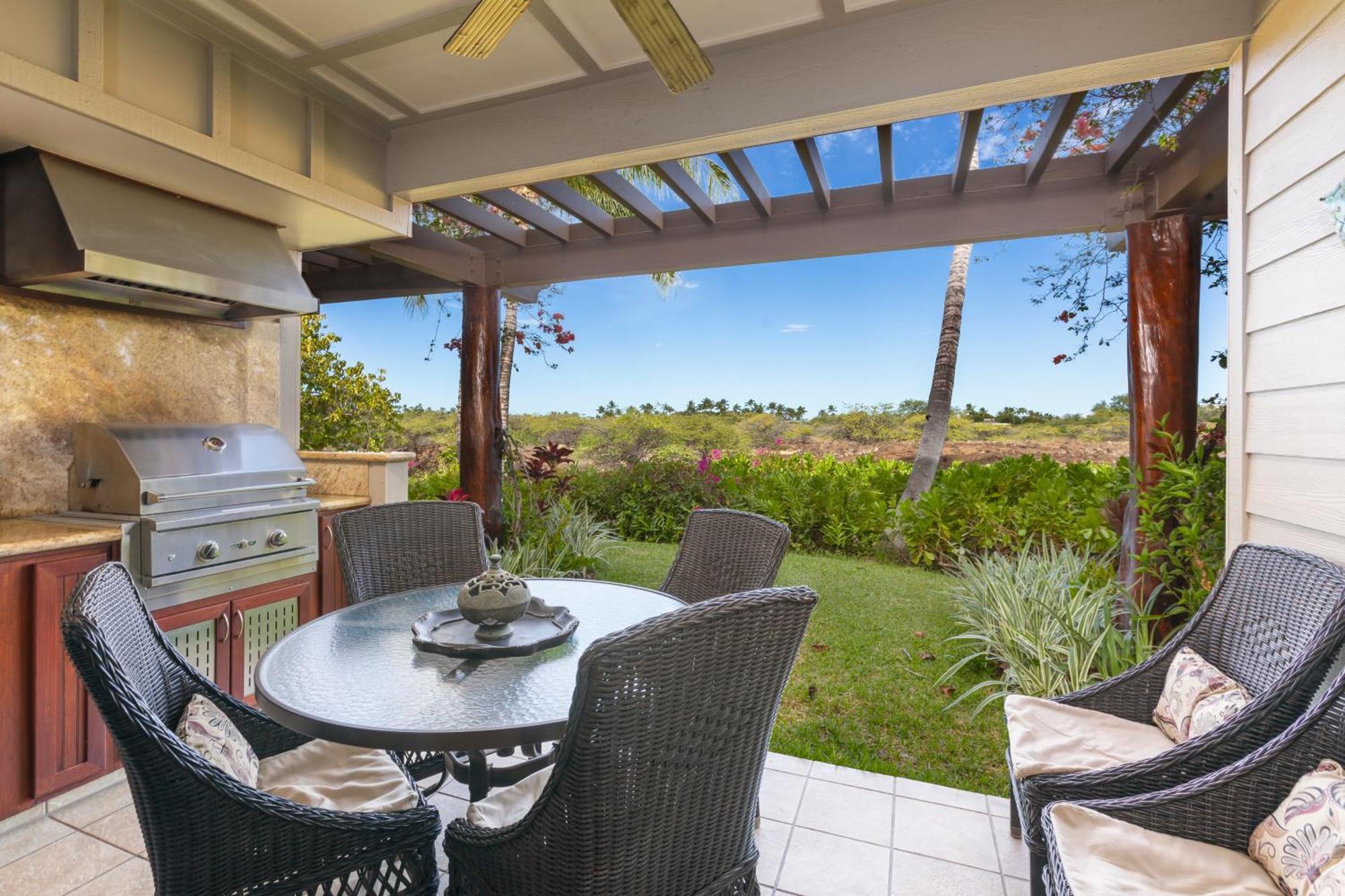 Mauna Lani Palm D-2 Corner Unit Historic View Waikoloa