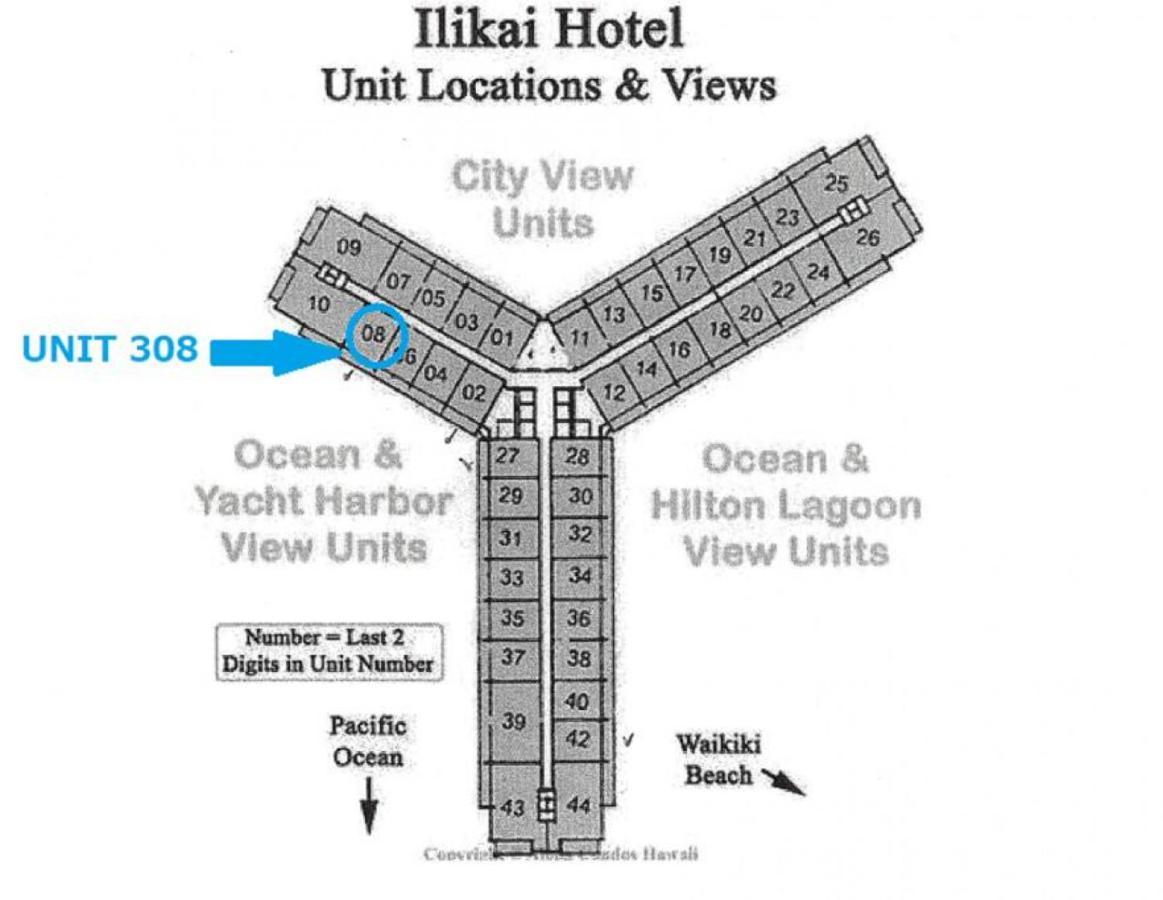 Ilikai 308 - Spacious With Stunning Ocean & Harbor Views Holiday home