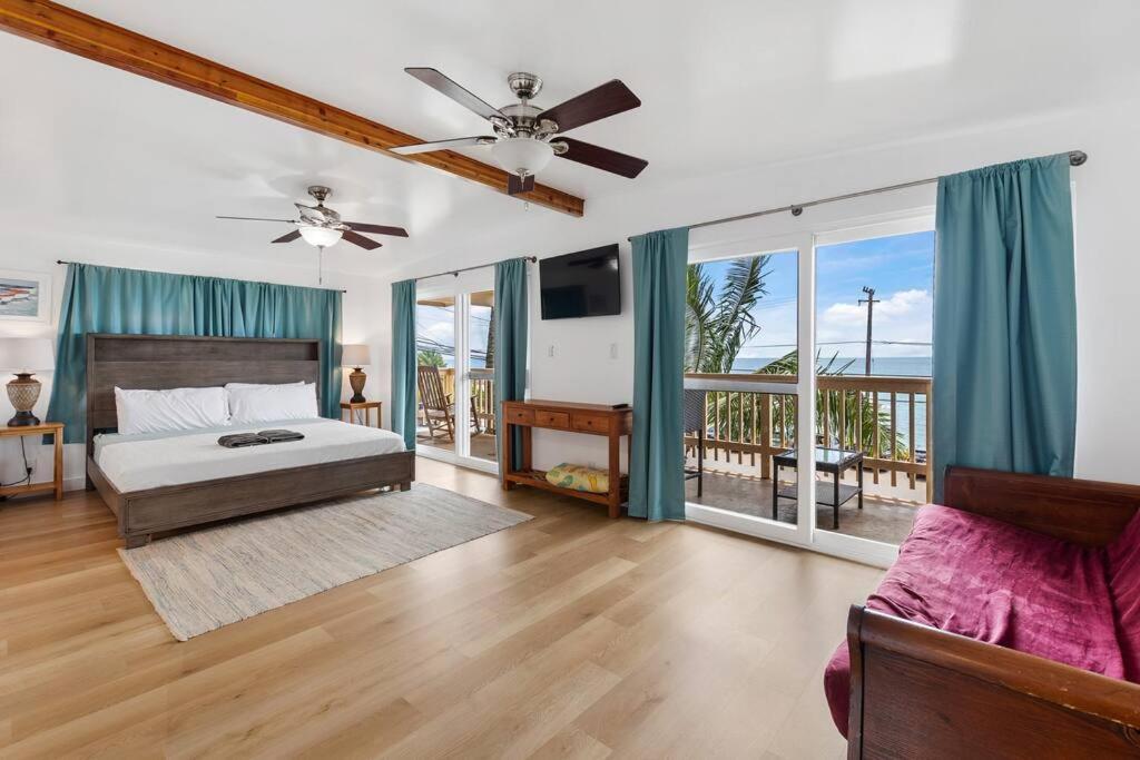Ocean View Balcony Large Studio W Extra Sofa Bed, Contact Us For Price Drop * Haleiwa