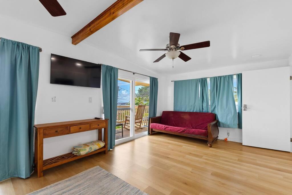 Ocean View Balcony Large Studio W Extra Sofa Bed, Contact Us For Price Drop * Haleiwa
