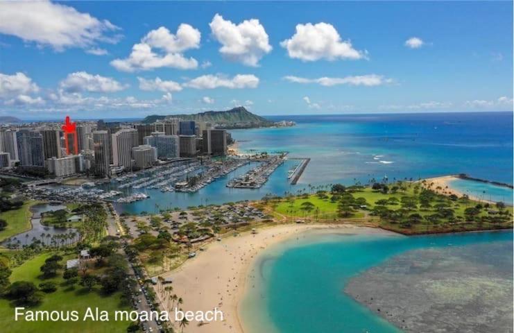 Aparthotel Waikiki High-rise Sea View Free Parking