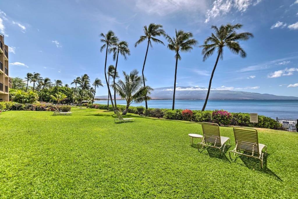Maui Oceanfront Haven: Beachside Retreat With Turtle & Whale Watching Apartment