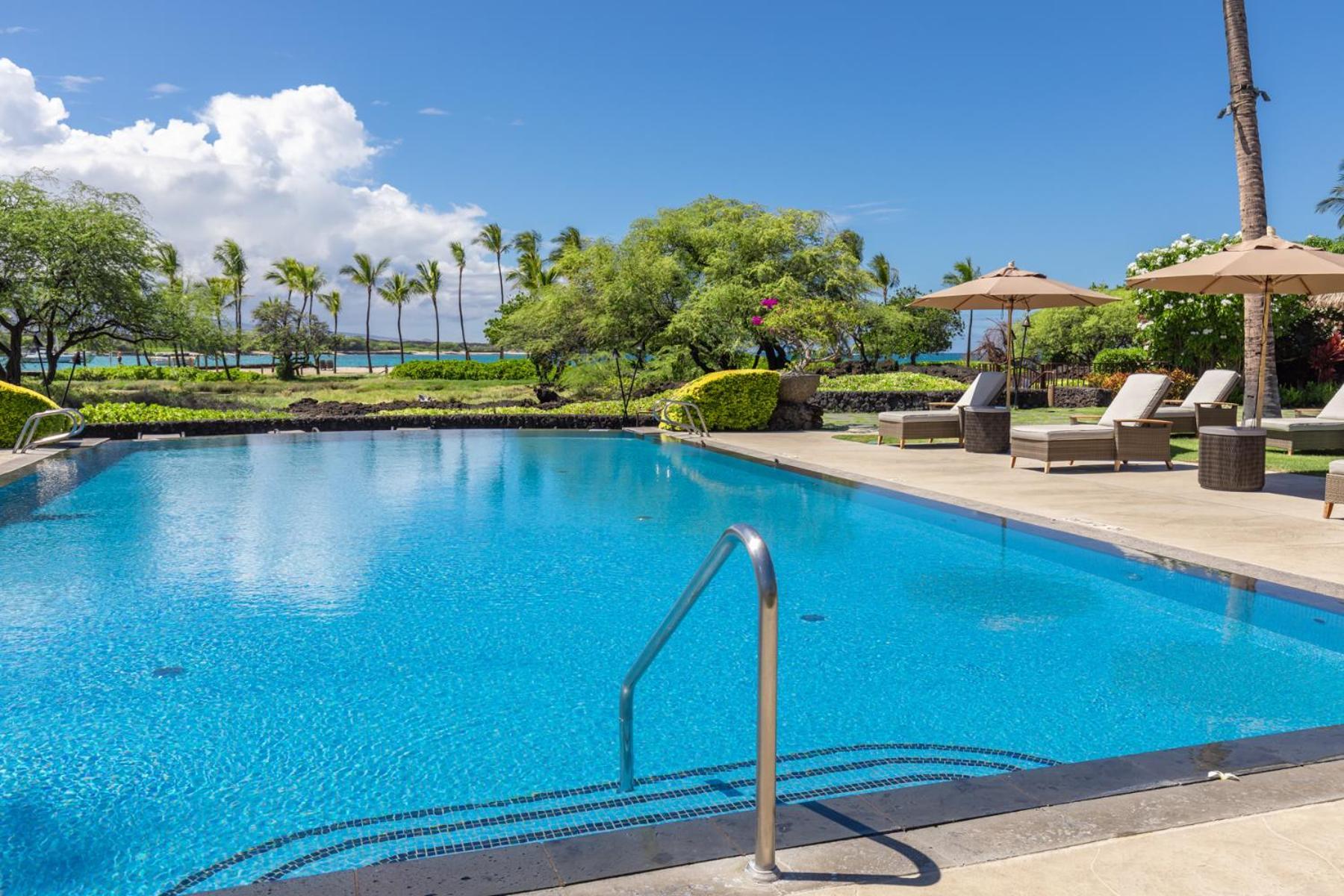 Hilton Pool Pass Included, Kolea - Stylish & Comfy Walk To Patio Pool Gym Waikoloa