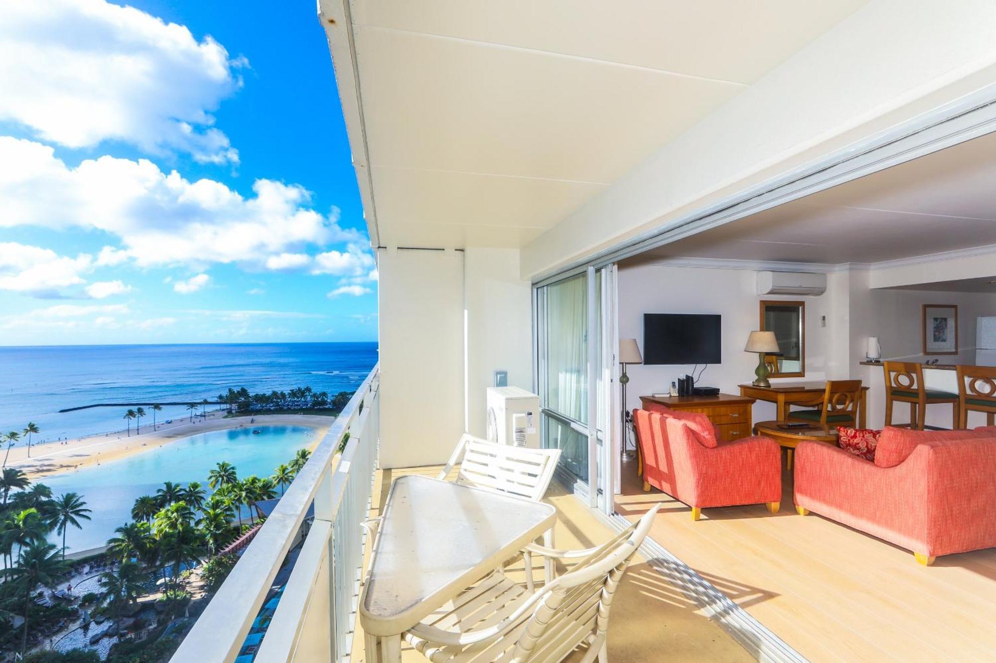 Ilikai Tower 1628 Lagoon View 1br Apartment Honolulu