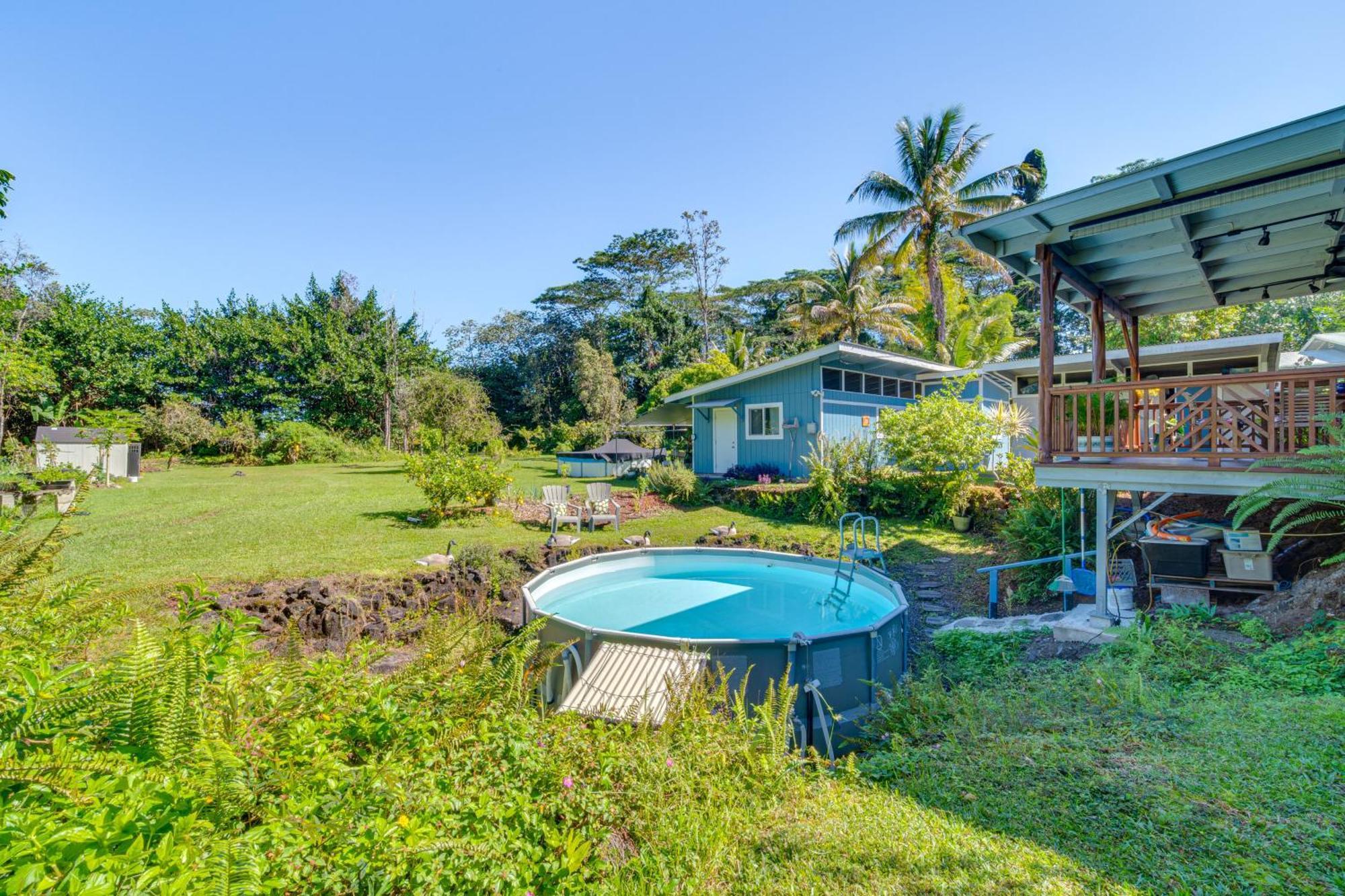 On Beautiful Acre With Pool And Deck! *