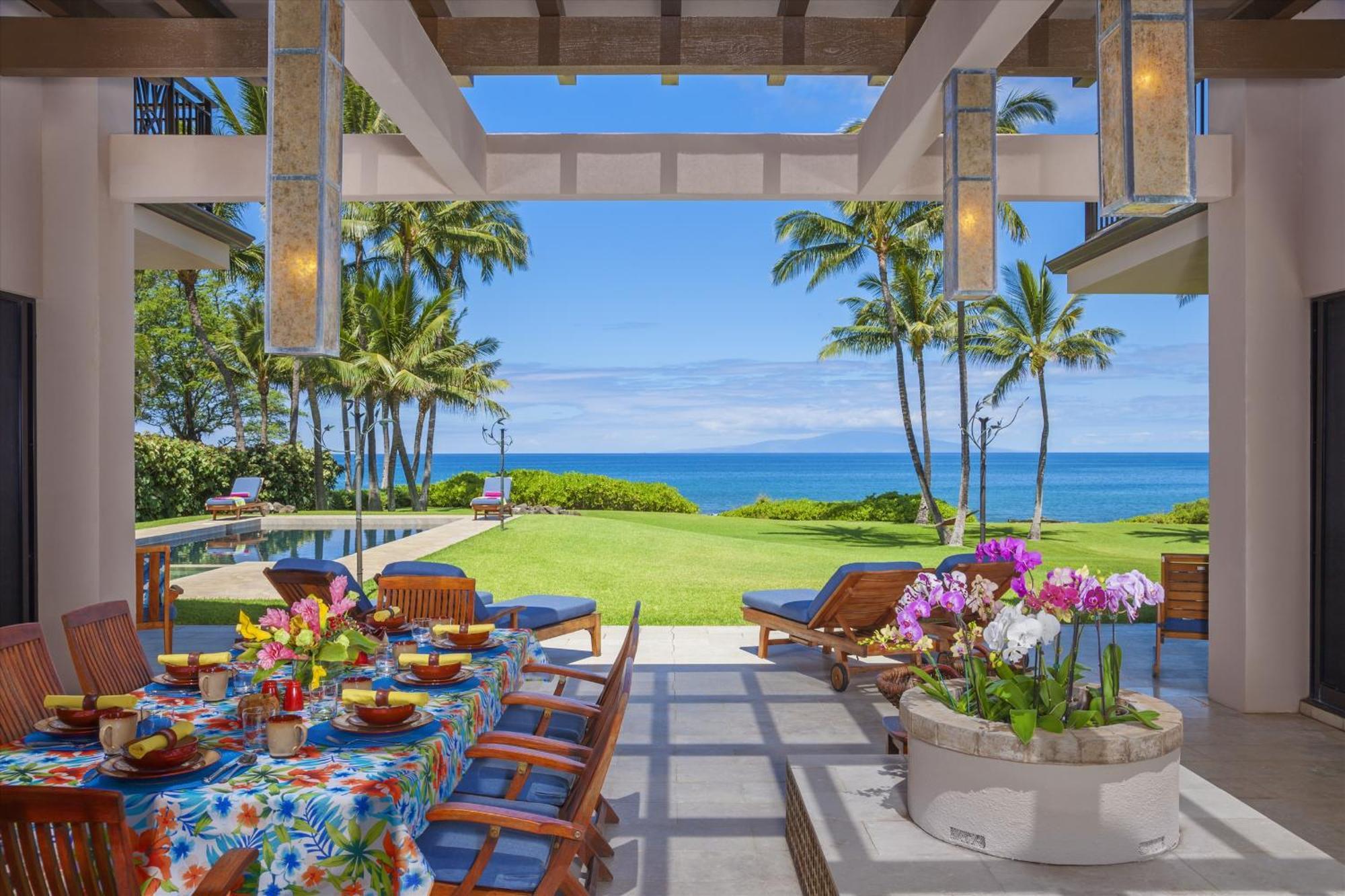 Iconic Oceanfront Estate In Wonderful Wailea, Maui!