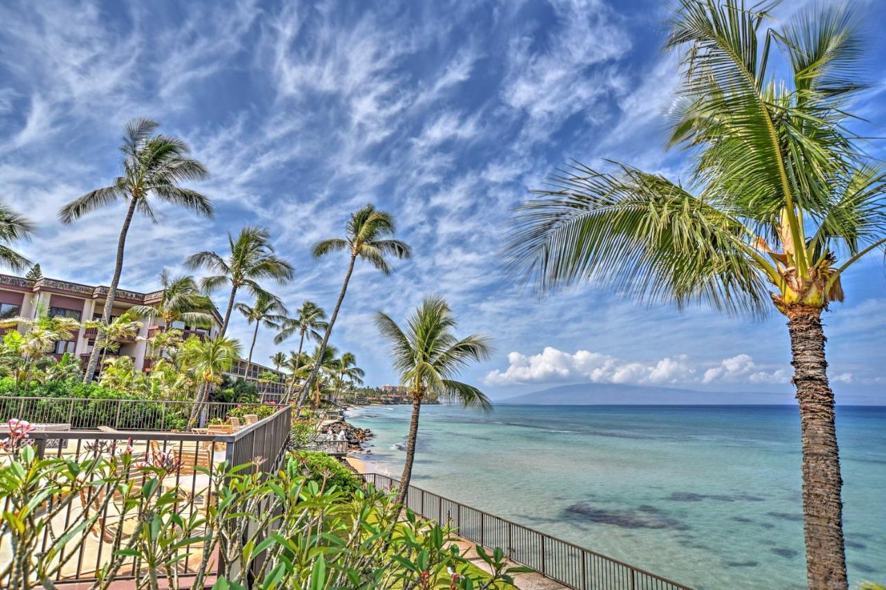 Oceanfront Lahaina With Balcony And Pool Access! Apartment Kahana