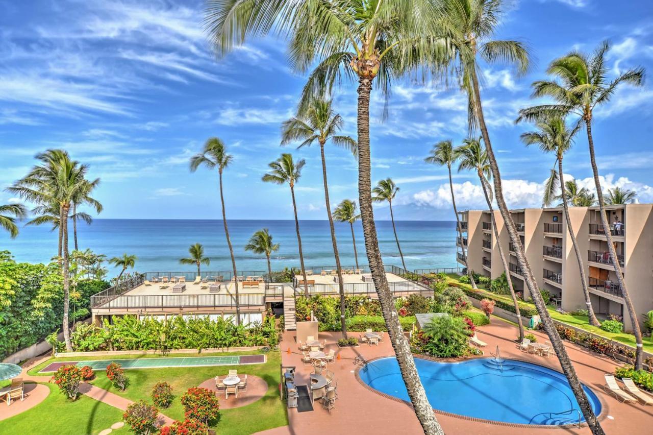 Oceanfront Lahaina With Balcony And Pool Access! * Kahana