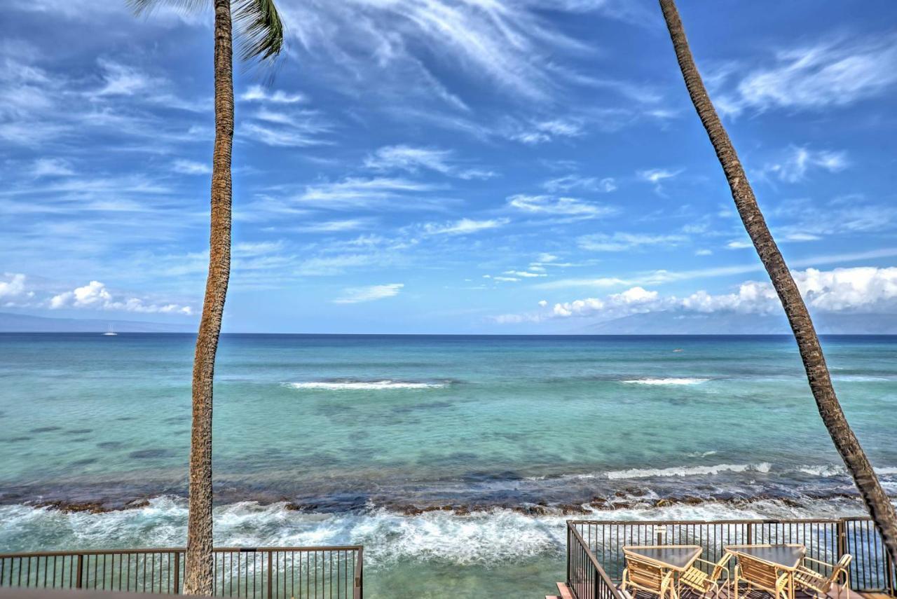 Apartment Oceanfront Lahaina With Balcony And Pool Access! *