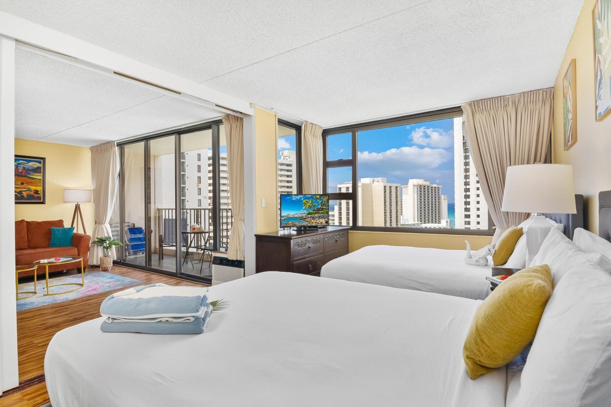 Beautiful 1br, Steps To Waikiki And Parking Honolulu